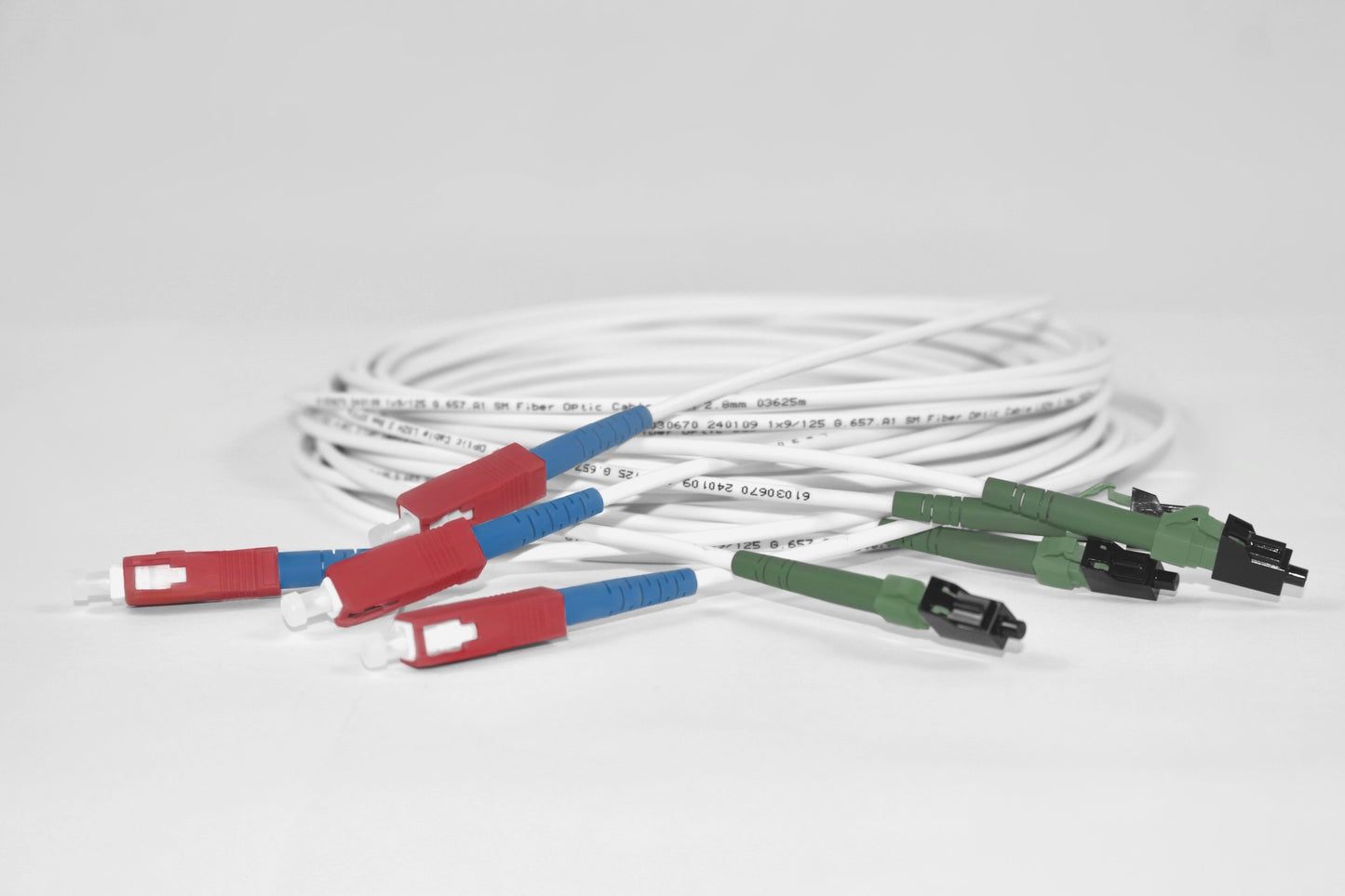 Patchkabel stahlarmiert, Simplex, LCAPC-SCPC 10Gbit/s, 9/125µm