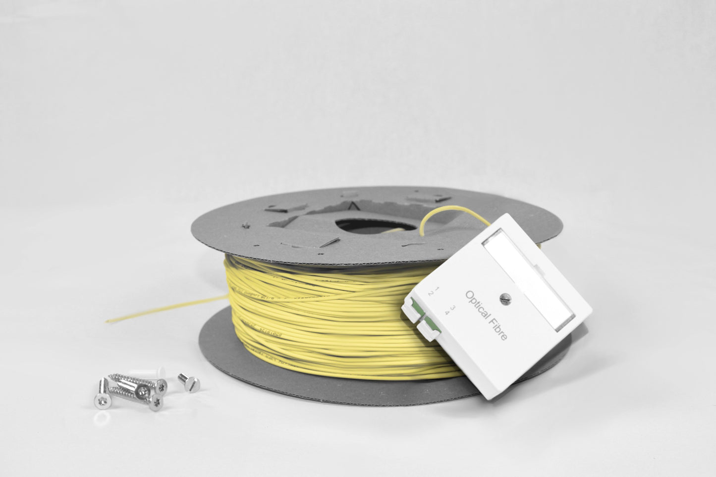 FTTH UP-Kartonspule R&M, LCAPC, 9/125µm