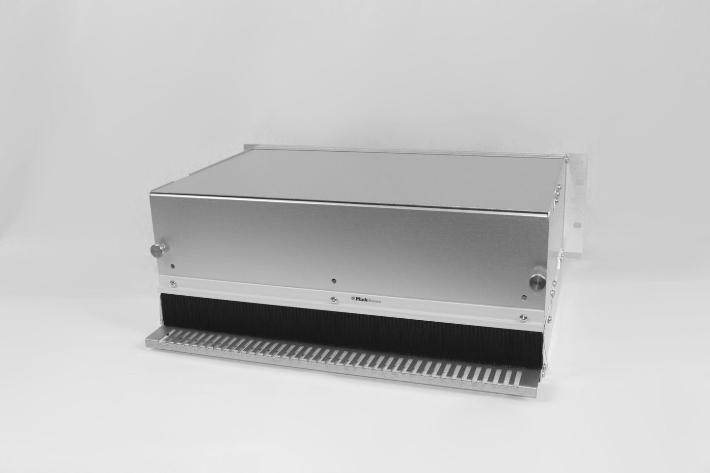 4HE / 19'' Baugruppenträger, Aluminium, mit Überlängenschublade & Kabelzugentlastung