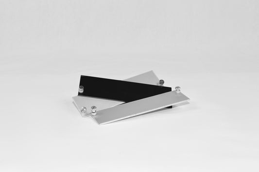 3HE Frontplatte, Blind