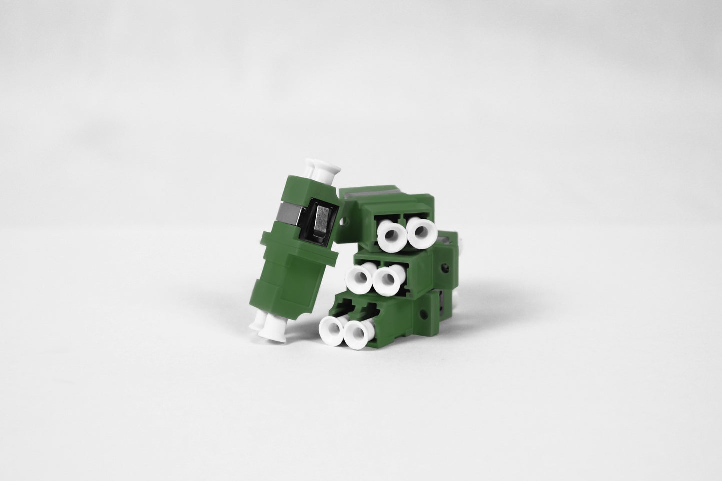 Kupplung LC, duplex, mit Flansch