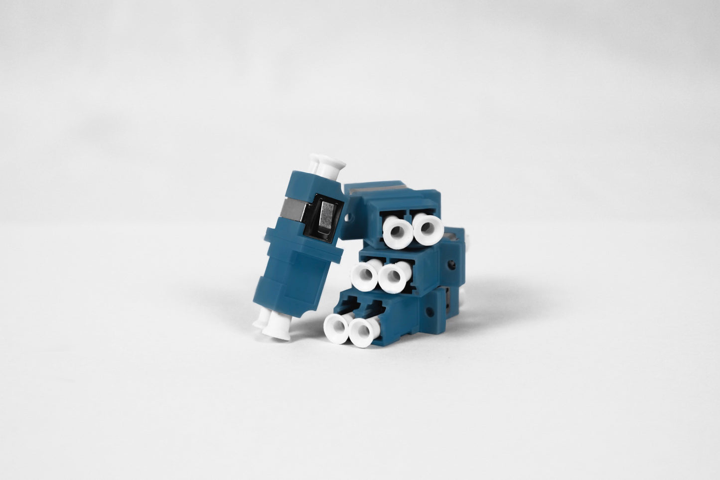 Kupplung LC, duplex, mit Flansch