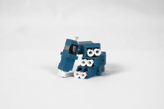 Kupplung LC, duplex, mit Flansch