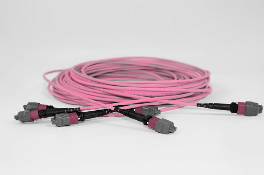 Patchkabel, MTP/PC male - MTP/PC male, 50/125µm OM4